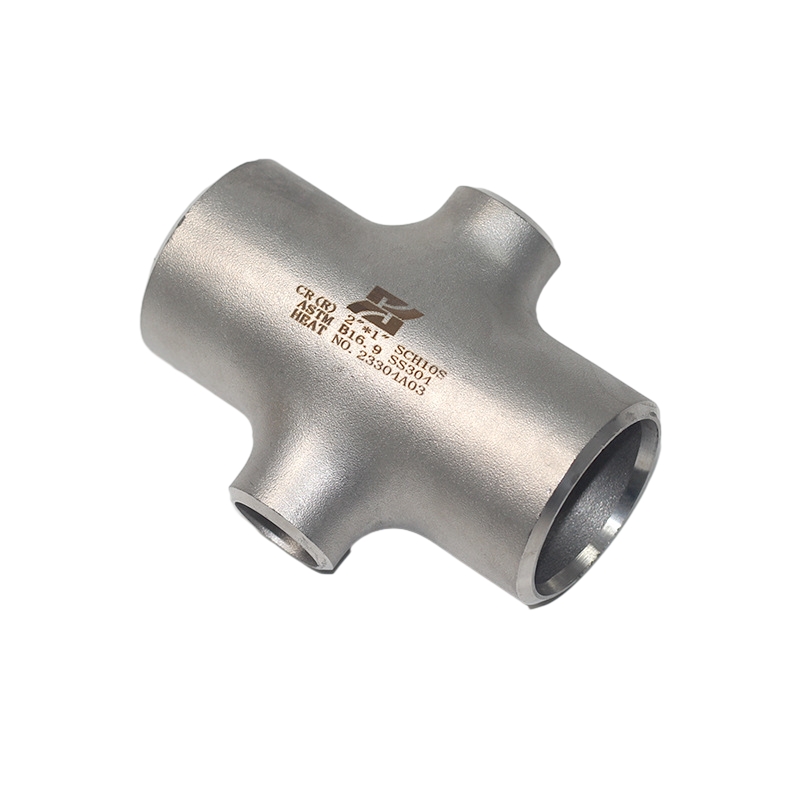 亜鉛メッキステンレス鋼で作られた金属還元交差チューブジョイント